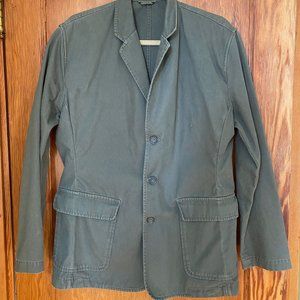Eddie Bauer Mens Small Cotton Jacket, Olive Green. Vintage